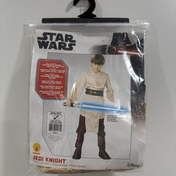 Disney Star Wars Jedi Costume Small, Padawan Skywalker Deluxe New Christmas Gift - Picture 1 of 7